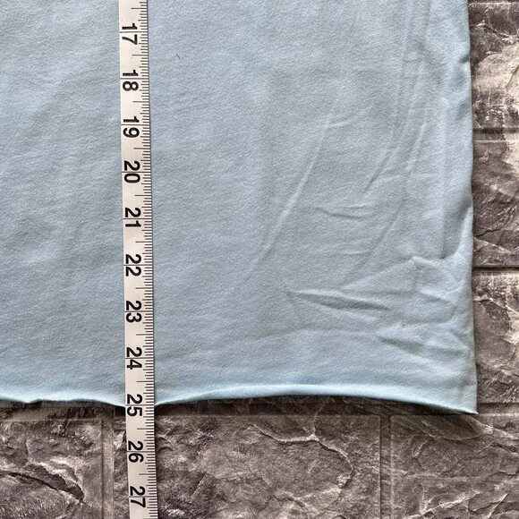 NWT HAPPINESS Pastel Blue T-Shirt (Large) Smile Love Rainbow Heart - Picture 6 of 6